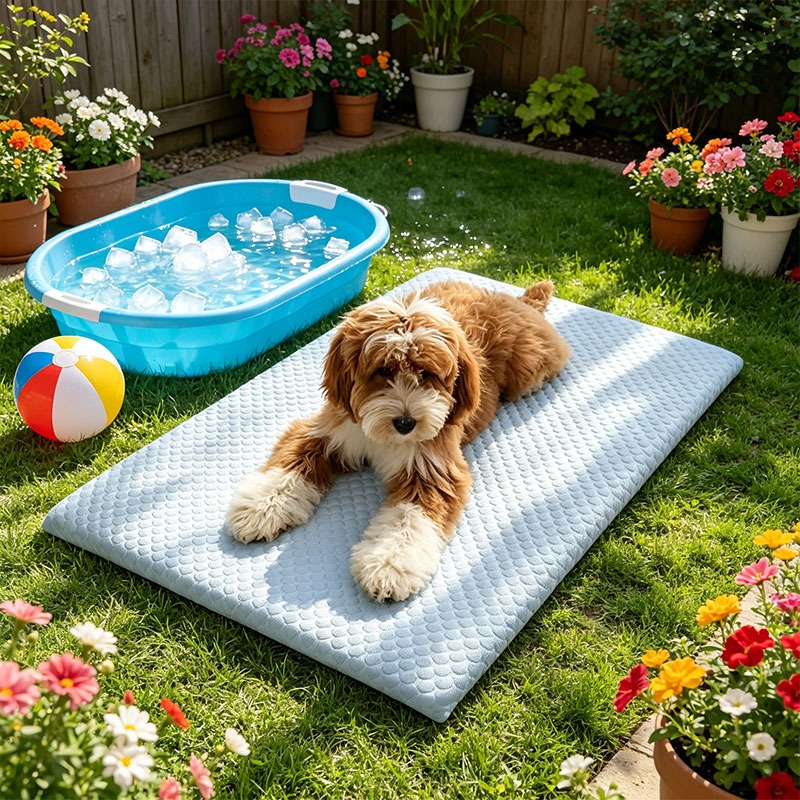 Quilt Cotton Summer - Pet Dog Bed Pad Summer Ice