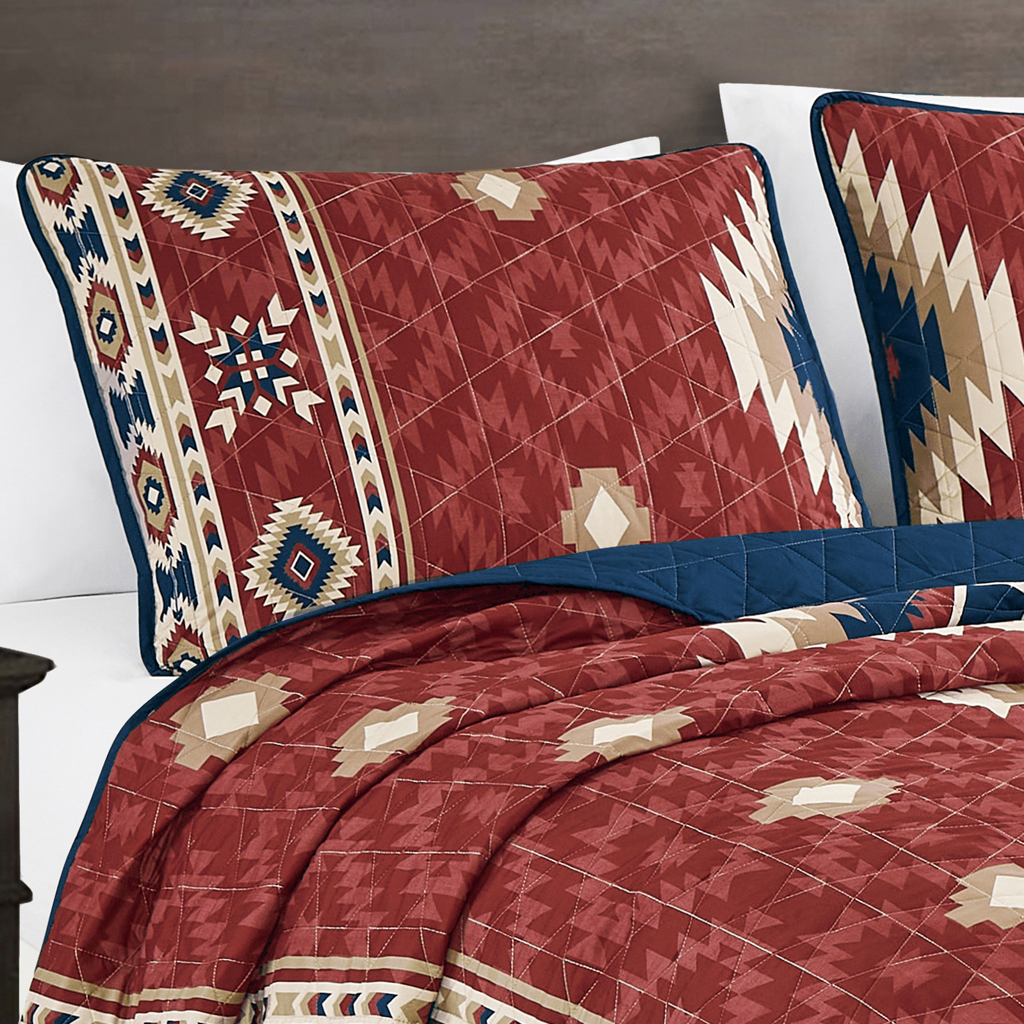 Southwestern Aztec Reversible  - Quilt Cotton Summer ulasan dan harga