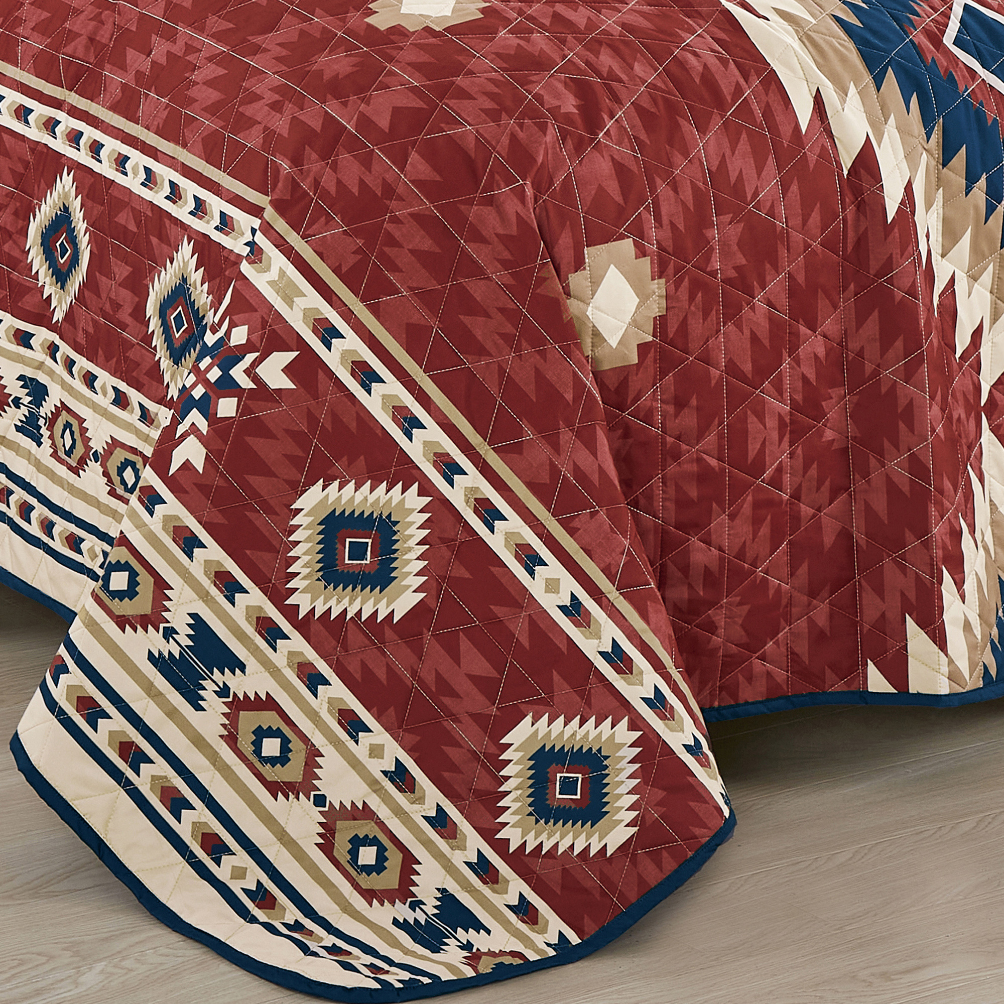 Southwestern Aztec Reversible  - Quilt Cotton Summer ulasan dan harga
