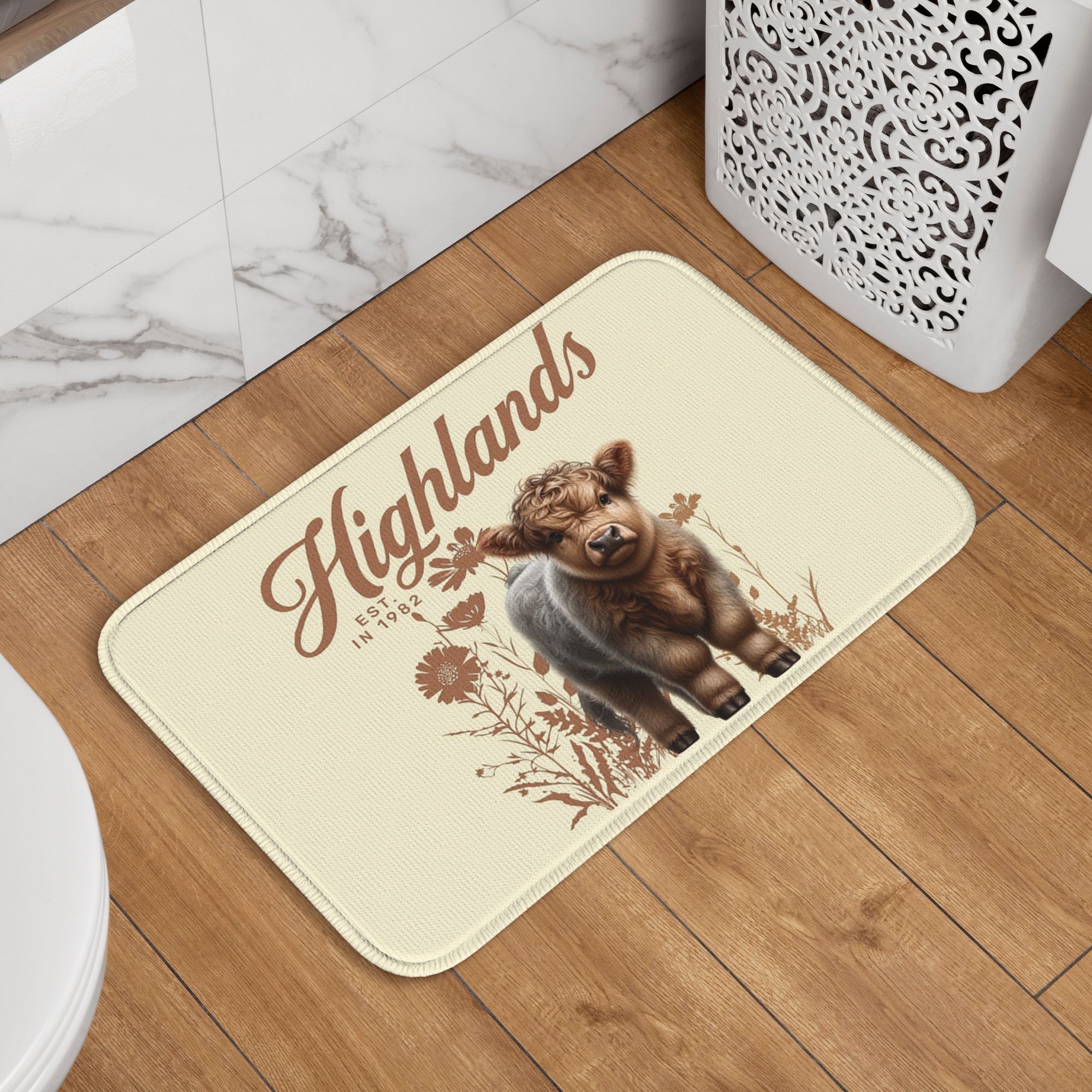 Baby Highland Cow Fuzzy Scotla - Highland Home Textiles ulasan dan harga