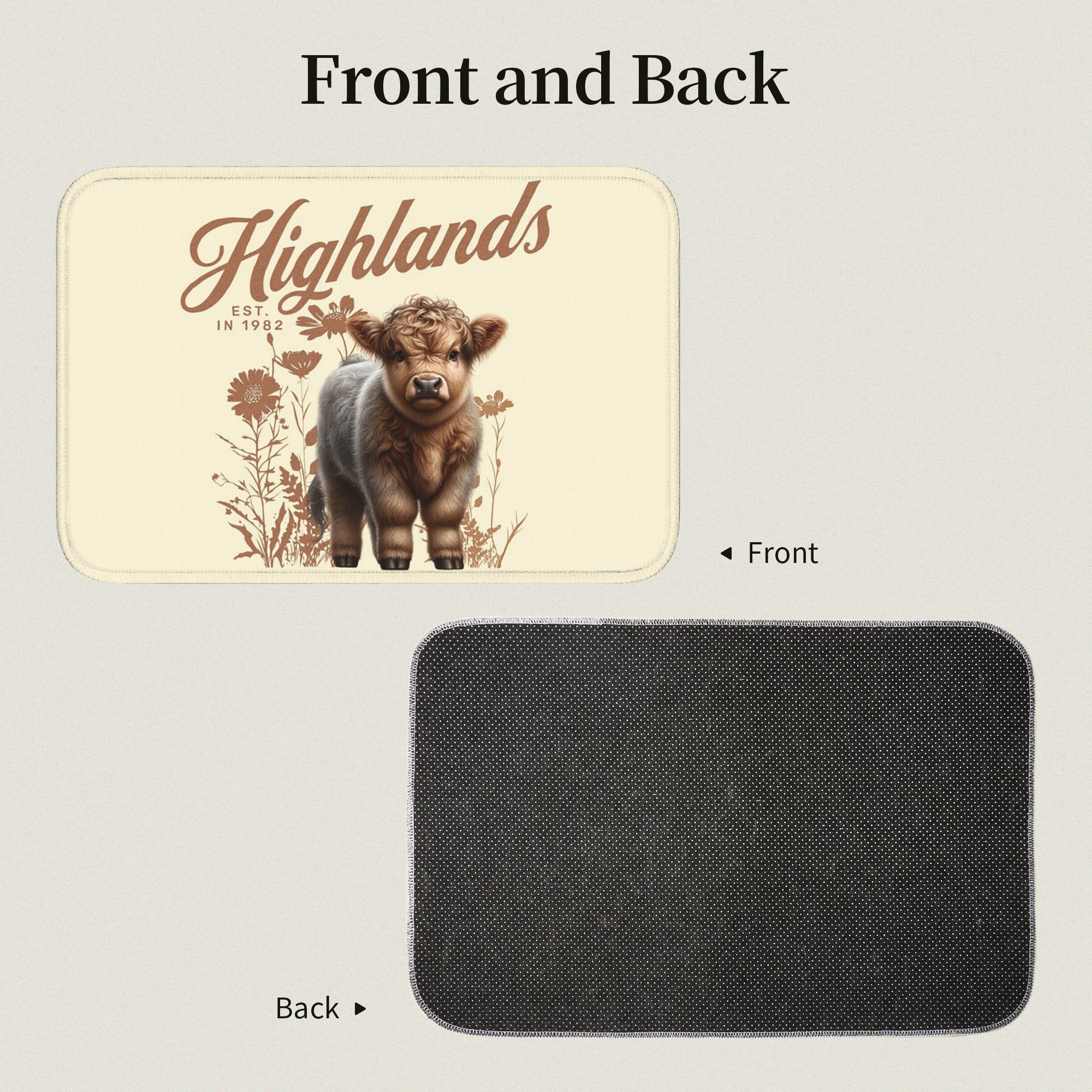 Baby Highland Cow Fuzzy Scotla - Highland Home Textiles ulasan dan harga