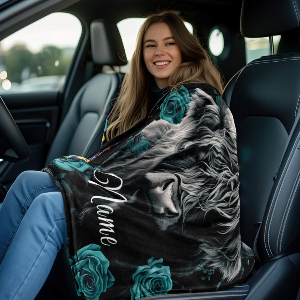 Personalized Highland Cow Blan - Highland Home Textiles ulasan dan harga