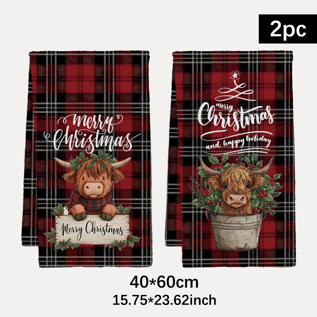 40x60cm Christmas Series Tree  - Highland Home Textiles ulasan dan harga