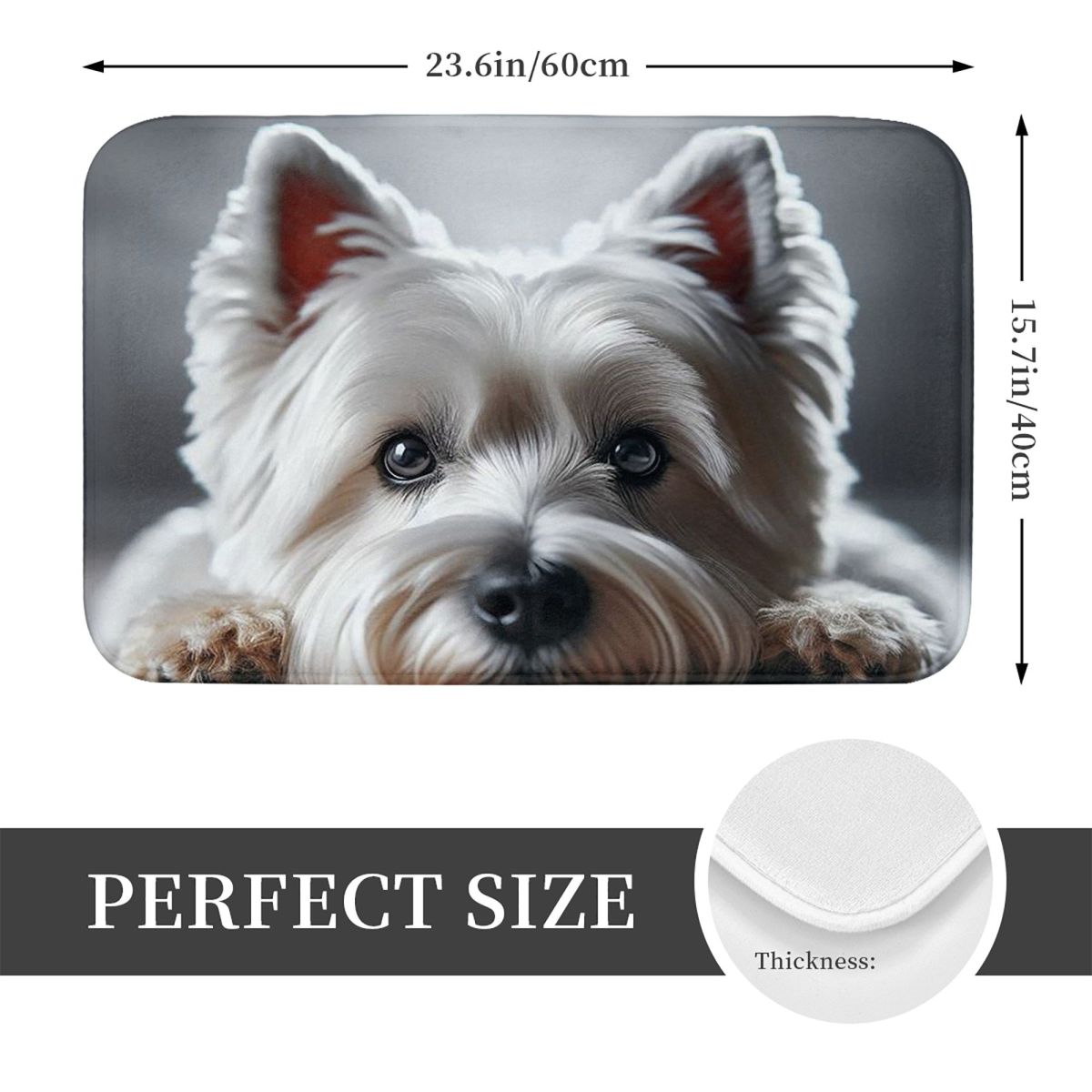 Cute West Highland White Terri - Highland Home Textiles ulasan dan harga