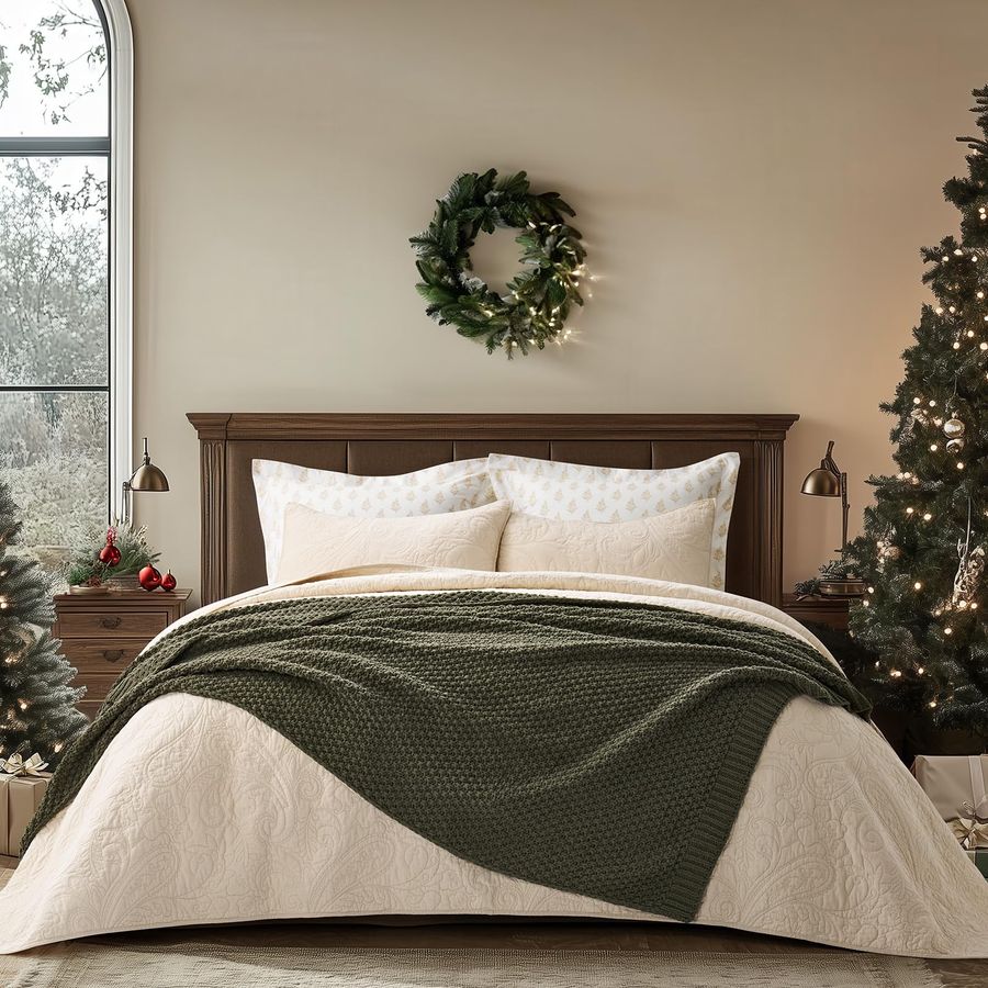 Chunky Chenille Knit Throw Bla - Throw Blanket Chunky Knit ulasan dan harga