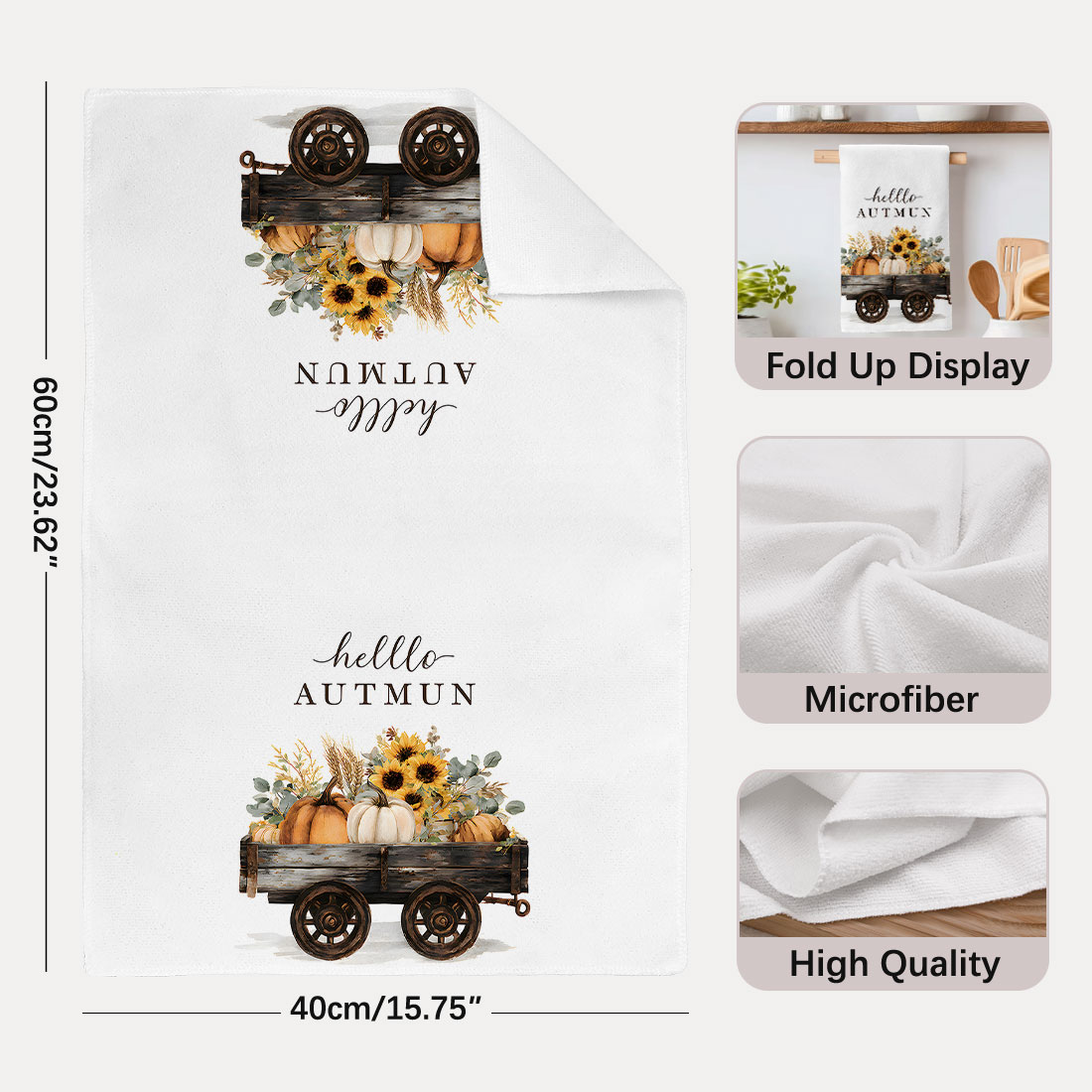 40x60cm Sunflower Flower Highl - Highland Home Textiles ulasan dan harga