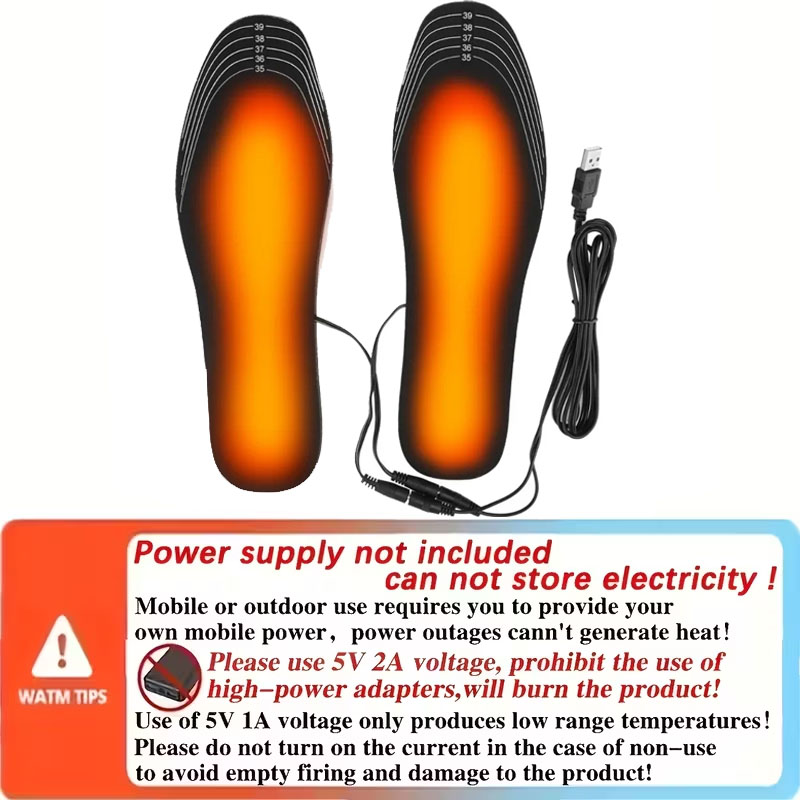 USB Heated Shoe Insoles Electr - Heated Pad Electric ulasan dan harga