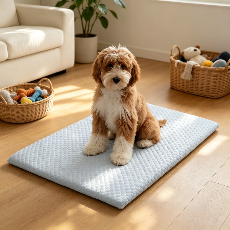 Pet Dog Bed Pad Summer Ice Sil - Quilt Cotton Summer ulasan dan harga
