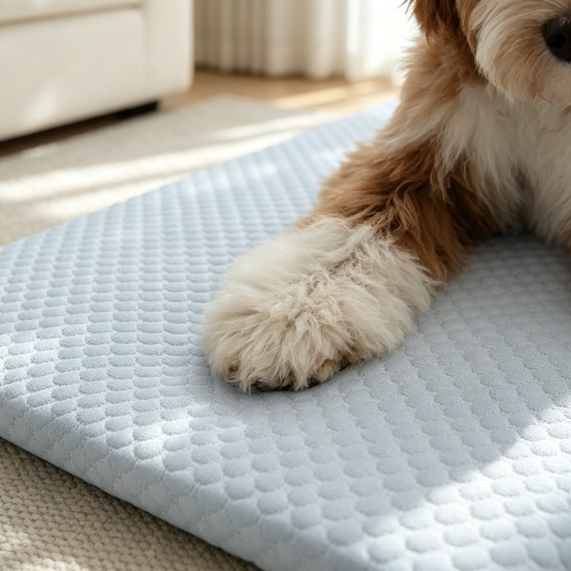 Pet Dog Bed Pad Summer Ice Sil - Quilt Cotton Summer ulasan dan harga