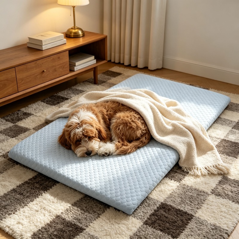 Pet Dog Bed Pad Summer Ice Sil - Quilt Cotton Summer ulasan dan harga