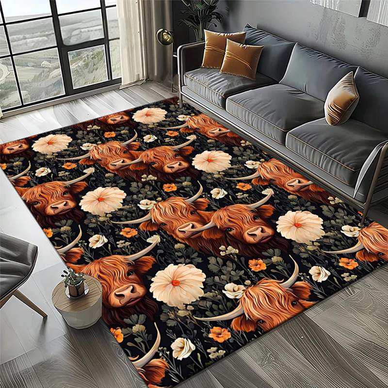 Plush Crystal Velvet Yak Print - Highland Home Textiles ulasan dan harga