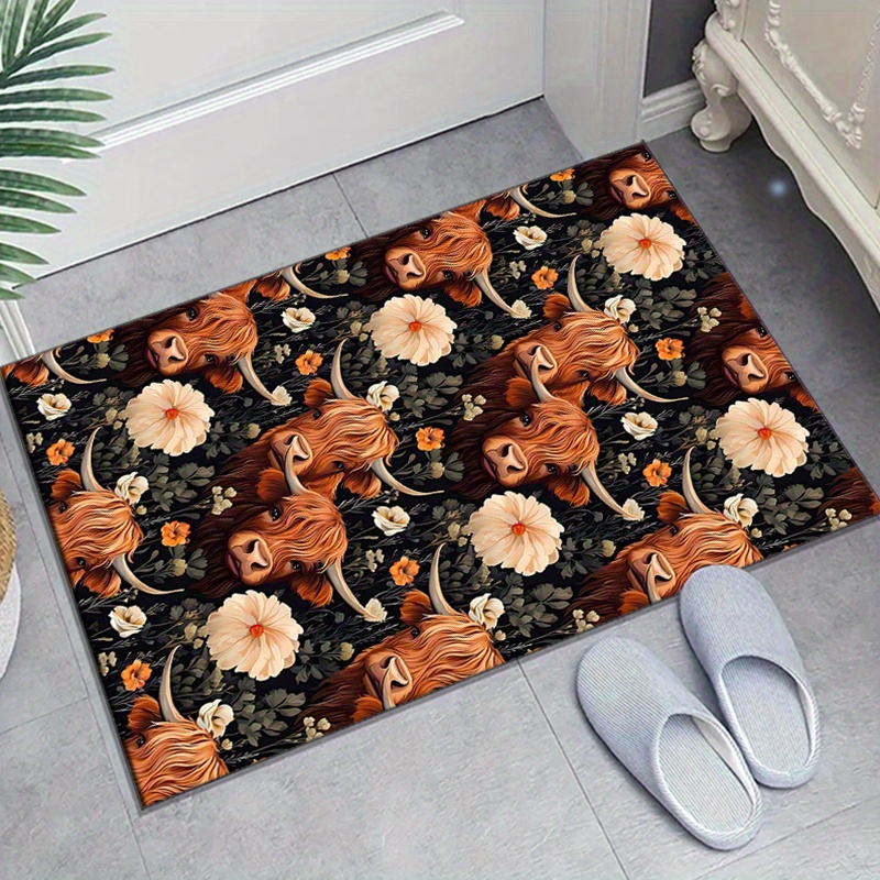 Plush Crystal Velvet Yak Print - Highland Home Textiles ulasan dan harga