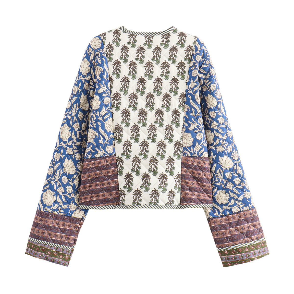 Vintage Women's Print Patchwor - Quilt Cotton Summer ulasan dan harga